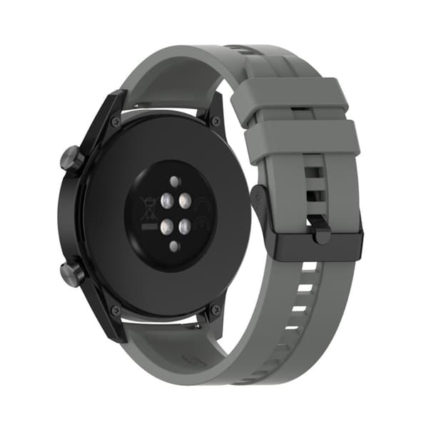 22 mm universal klokkerem i silikon - Grå Silver grey