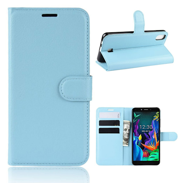 Classic LG K20 (2019) flip etui - Blå Blue