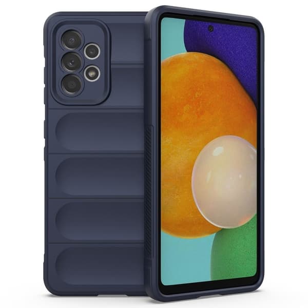 Mjukt greppformat Samsung Galaxy A52s 5G / Samsung Galaxy A52 5G / Samsung Galaxy A52 skal - Blå Blå
