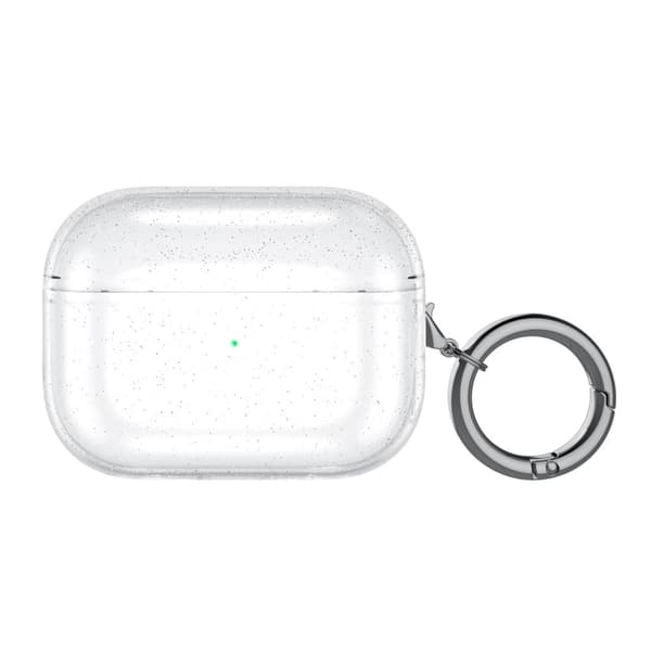 AirPods Pro 2 glitrende etui med spenne - Gjennomsiktig Transparent