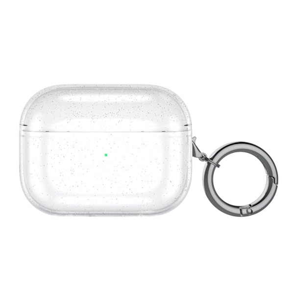 AirPods Pro 2 glittrigt fodral med spänne - Transparent Transparent