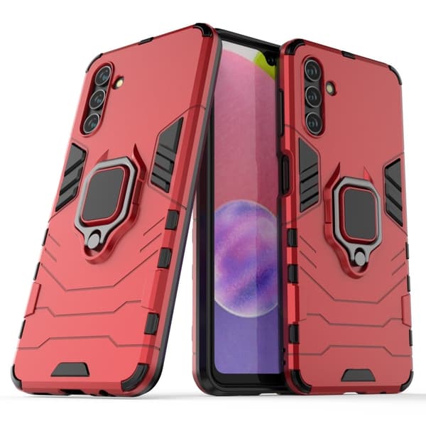 Rengassuojakotelo - Samsung Galaxy A13 5G - Punainen Red