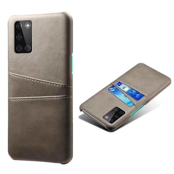 OnePlus 8T skal med korthållare - Silver/Grå Silvergrå