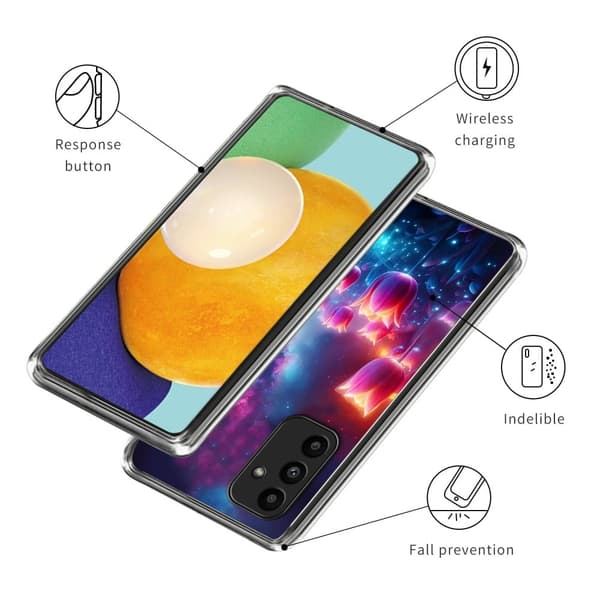 Vibe Samsung Galaxy A15 -kansi - Unelmakukat Multicolor