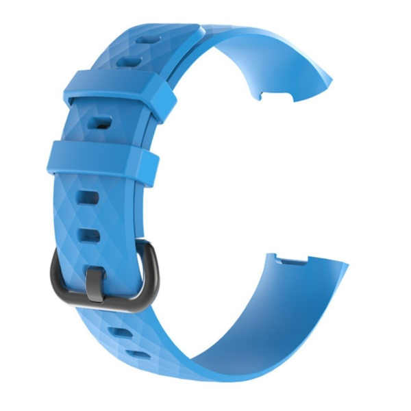 Fitbit Charge 3 klokkereim av silikon - blå Blue