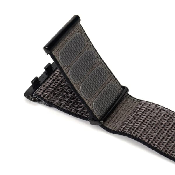 Oppo Watch 3 nylonkellohihna - Harmaa / Musta Black