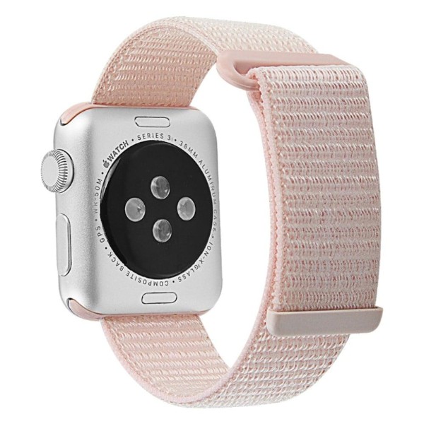 Apple Watch (41 mm) urrem i nylon - Lyserød Pink