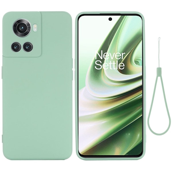Matte Liquid OnePlus 10R / OnePlus Ace silikone cover - Grøn Green
