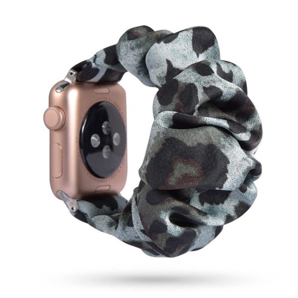 Apple Watch Series 5 44mm cool trasa mönster klockarmband - blå leopard multifärg