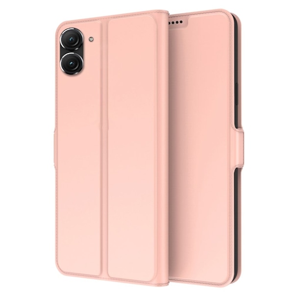 Smidigt och tunt PU-läder Asus Zenfone 9 fodral - Rosa Rosa