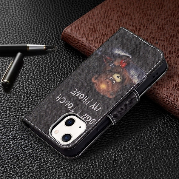 Wonderland iPhone 13 fodral -Svart Svart