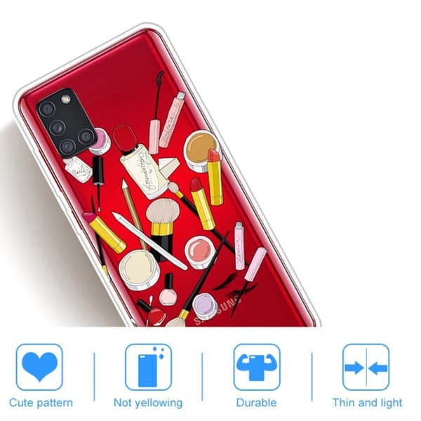 Deco Samsung Galaxy A21s Etui - Cosmetic Multicolor