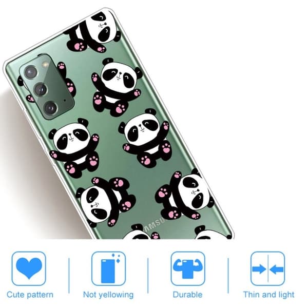 Deco Samsung Galaxy Note 20 cover - Hvid White