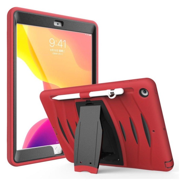 iPad 10.2 (2019) durable silicone case - Red Red