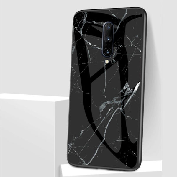 Fantasy Marmor OnePlus 7 Pro skal - Svart Svart