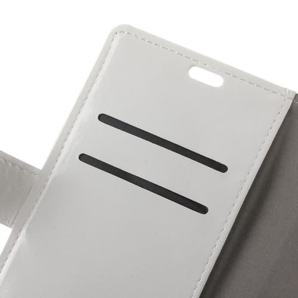 HTC 10 Evo etui av lær m. Crazy Horse tekstur - Hvit White