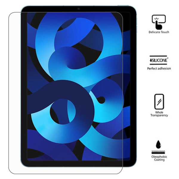 iPad Air (2022) tempered glass screen protector Transparent