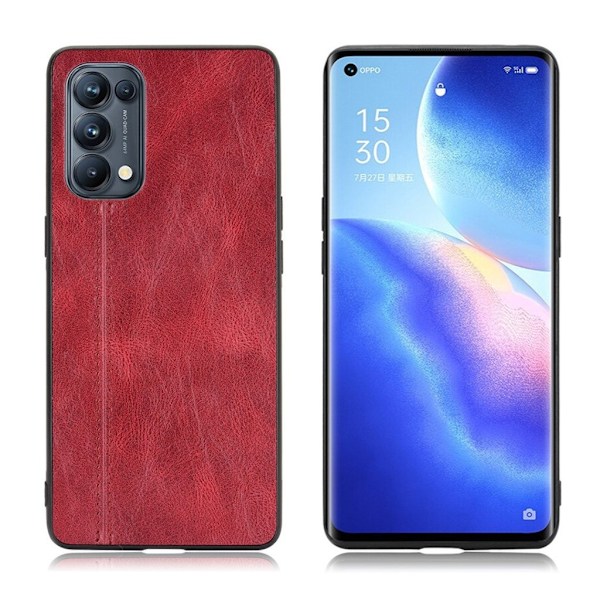 Carbon Shield Oppo Reno5 Pro 5G etui - rød Red