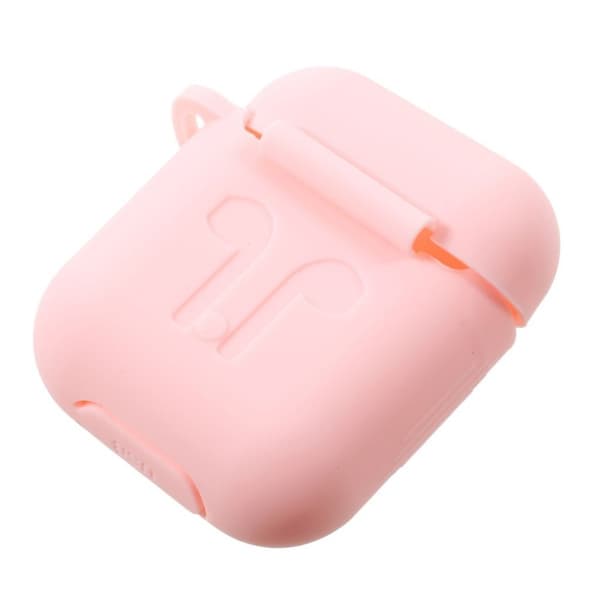Apple AirPod Mjukt silikon skydd - Ljus rosa Rosa