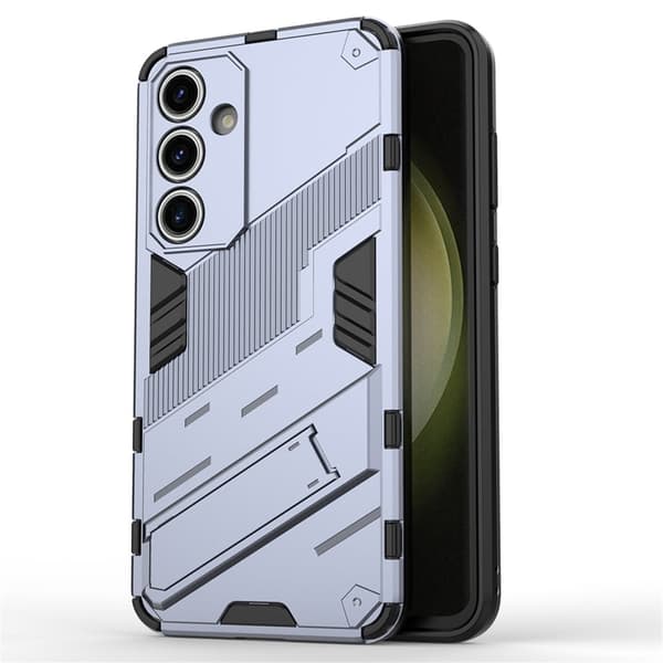 Stødsikkert moderne Samsung Galaxy S24 FE hybridcover - Mørkeblå Blue