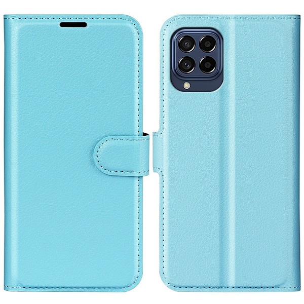 Classic Samsung Galaxy M33 5G flip etui - Blå Blue