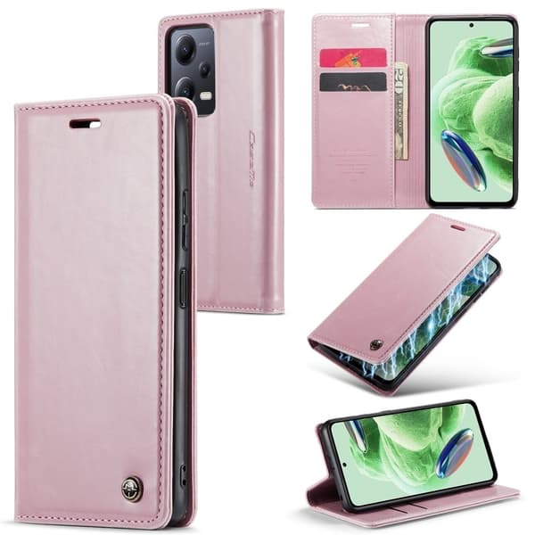 CaseMe lent Xiaomi Poco X5 / Xiaomi Redmi Note 12 fodral - Rosa Rosa
