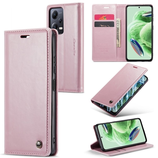 CaseMe Xiaomi Poco X5 / Redmi Note 12 Smooth Suojakotelo - Pinkki Pink