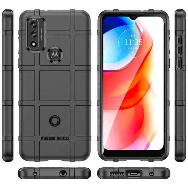 Rugged Shield Motorola Moto G Play (2022) cover - Sort Black
