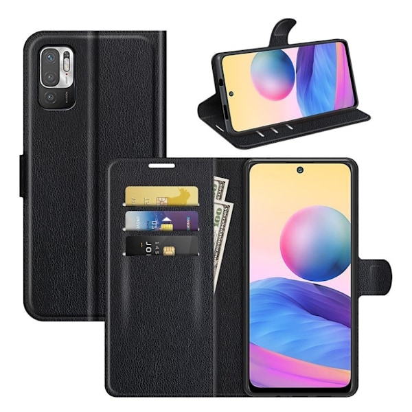 Classic Xiaomi Redmi Note 10 5g Flip Etui - Sort Black