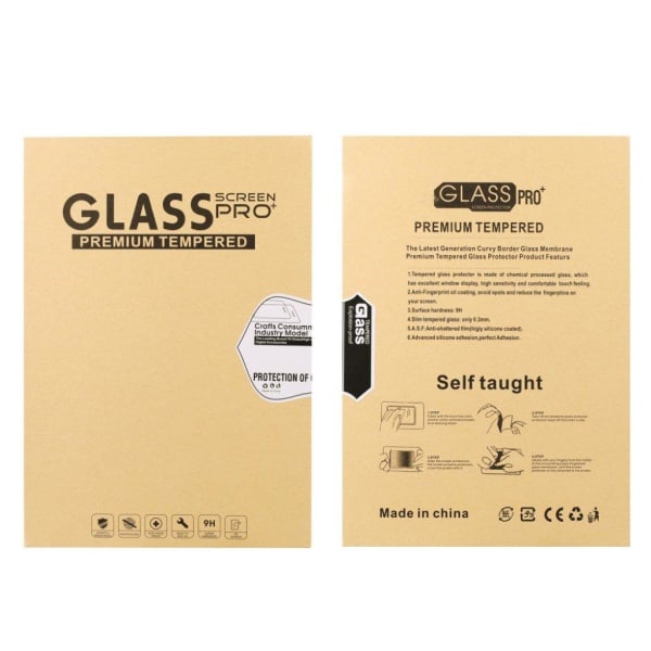 iPad Mini (2019) 9H rundade hörn tempererat glas skärmskydd Transparent