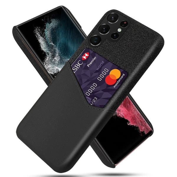 Bofink Samsung Galaxy S23 Ultra Kort Cover - Sort Black