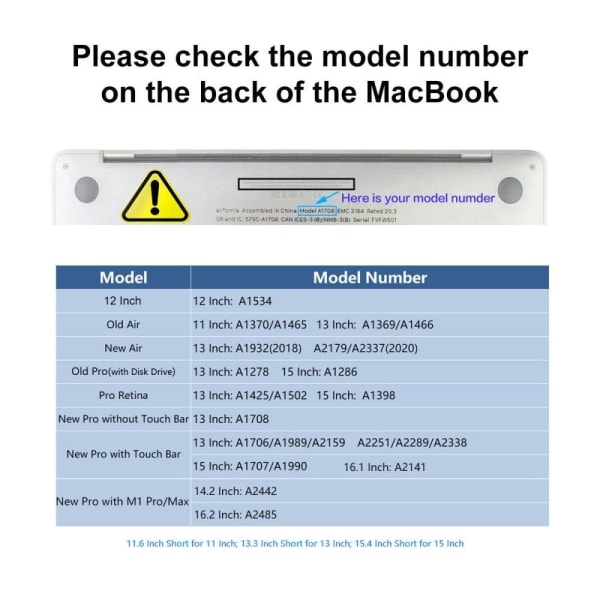 HAT PRINCE MacBook Air 13 Retina (A2179, 2020) / (A1932, 2018-20 Guld