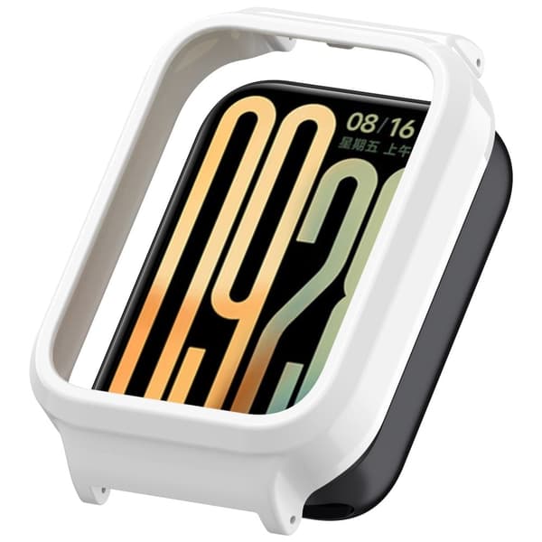 Xiaomi Smart Band 9 Pro Klockfodral Halvslutet reptåligt skyddsfodral - Vit Vit