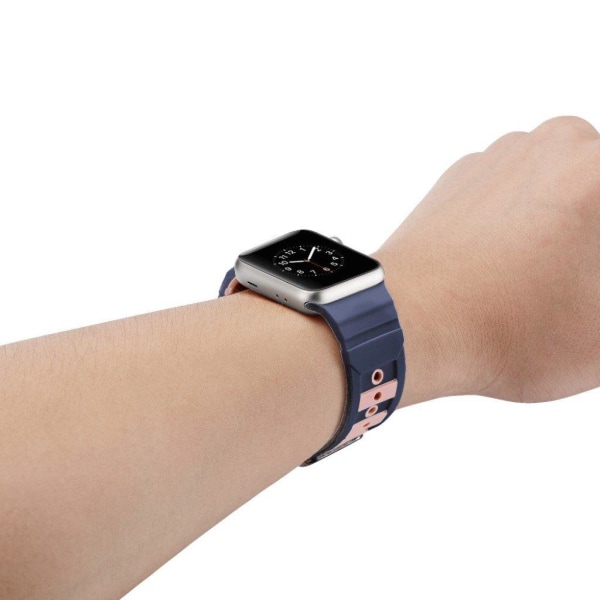 Apple Watch Series 4 40mm erstatnings urrem i silikone med smart Multicolor