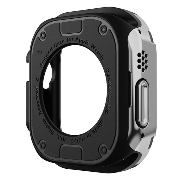 Apple Watch Series 8 (41 mm) skyddsram - Silver / Grå Silvergrå