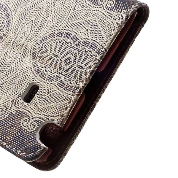 Hagerup (Bregne blad) Samsung Galaxy Note Edge Læder Flip Etui Multicolor