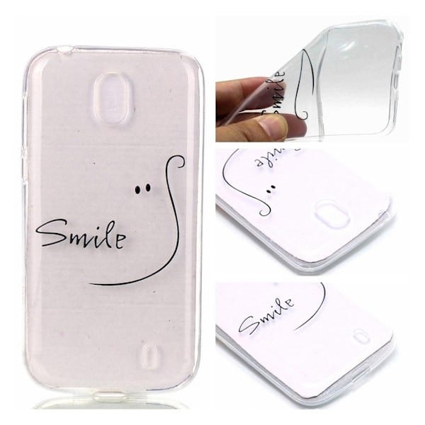 Nokia 1 Deksel laget av silikon - SMILE Multicolor
