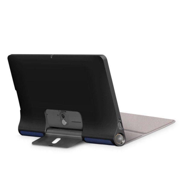 Lenovo Yoga Smart Tab 10.1 tri-fold simple leather flip case - B Blå