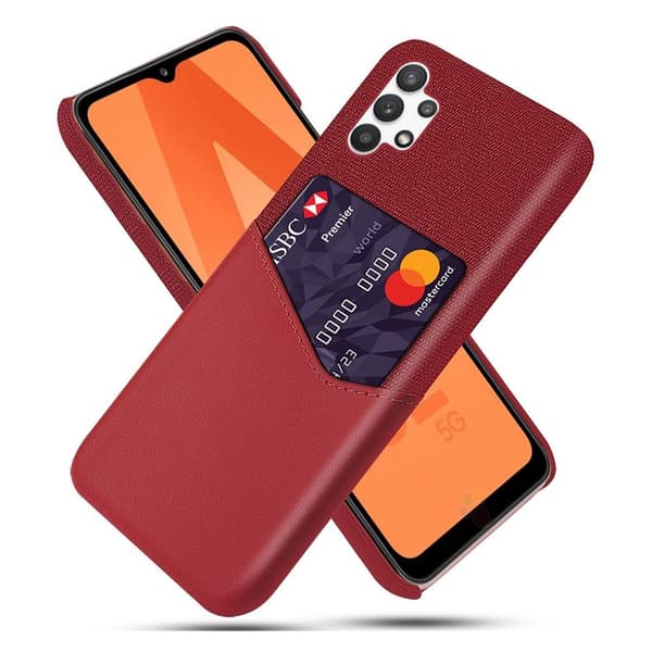 Bofink Samsung Galaxy A32 5G Card Cover - Rød Red