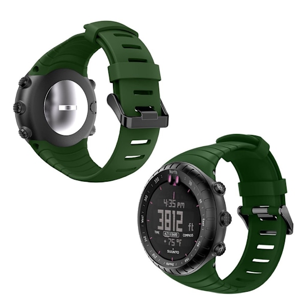 Suunto Core holdbar silikone Urrem - Militærgrøn Green