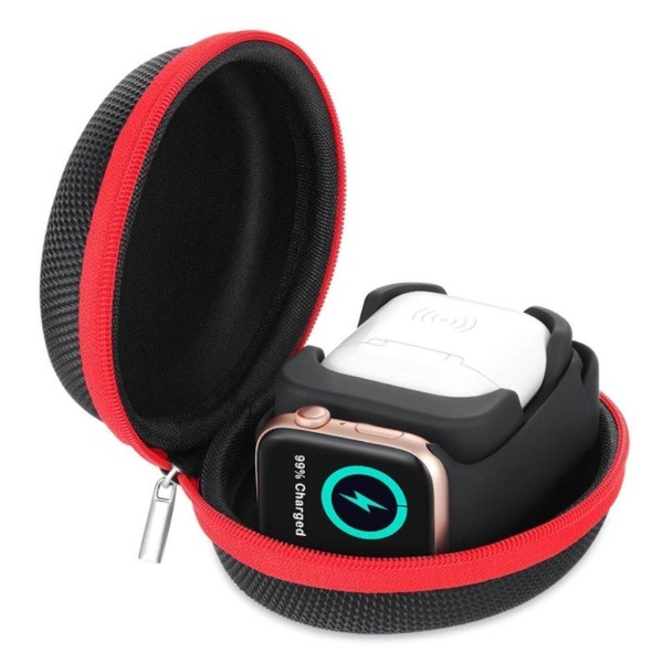 Airpods bärbar förvaringsväska Svart