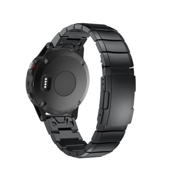 Garmin Fenix 5 urlänk rostfri stål - Svart Svart