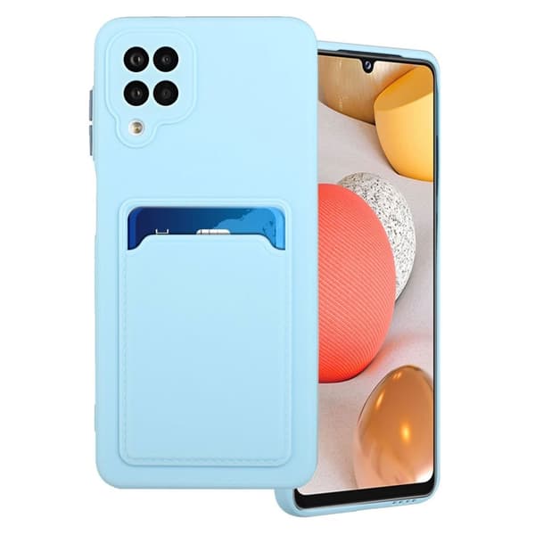 Samsung Galaxy M12 skal med korthållare - Blå Blå