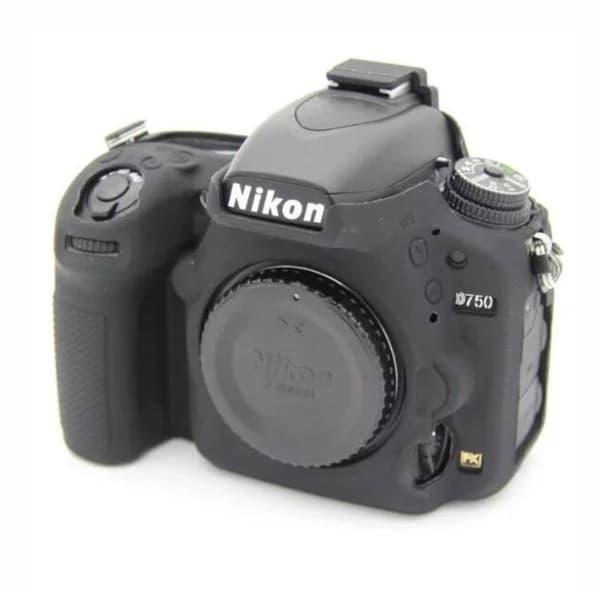 Nikon D750 Beskyttelsesdeksel laget av silikon - Grå Silver grey