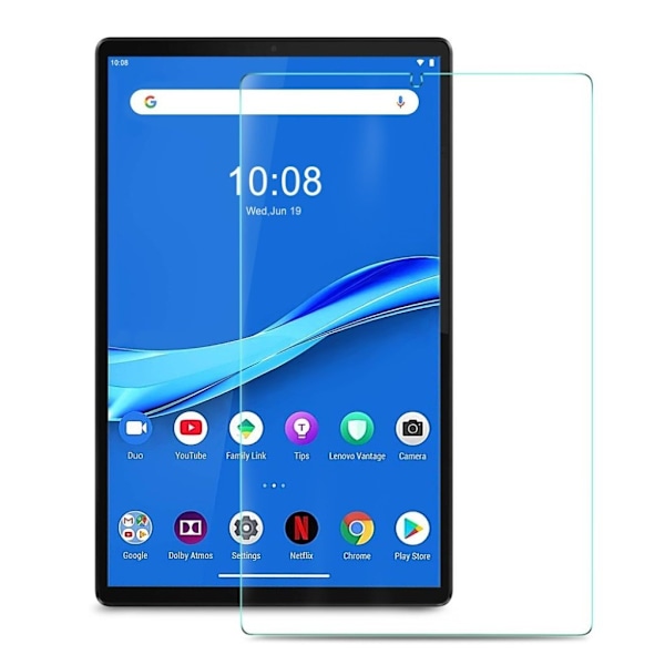 Lenovo Tab M10 FHD Plus kaaren reuna karkaistua lasia näytönsuojus Transparent