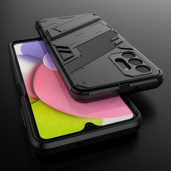 Stødsikkert hybridcover til Samsung Galaxy A13 5G - Sort Black