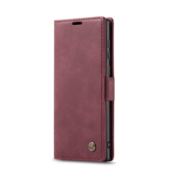 CaseMe Samsung Galaxy Note 20 Vintage Etui - Rødvin Red