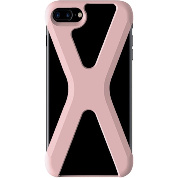 DAITE iPhone 7 Plus,8 Plus Skal med ett X design - Rosa Rosa