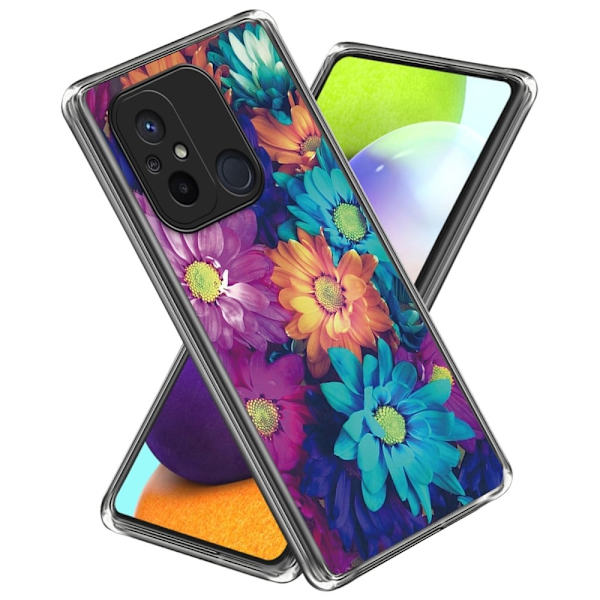 Deco Xiaomi Redmi 12C deksel - Krysantemum Multicolor