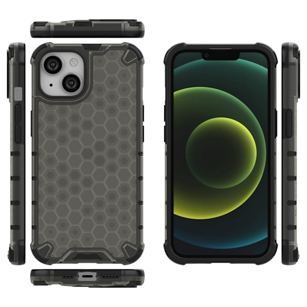 Bofink Honeycomb iPhone 14 kotelot - Musta Black